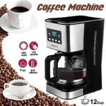 Sokany 950W Electric Coffee Maker 12-Cup Coffee Maker With 24-Hour Preset Keep Warm Function