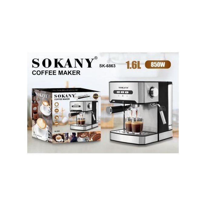 Sokany Quality Semi-Automatic Espresso And Cappuccino Maker