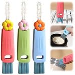 Flushrenic Cleaning Brush,3pc Wire Cleaning Brush Set,3 In 1 Cup Lid Cleaning Brush 3 Pcs