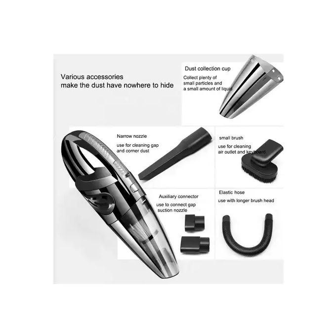 PORTABLE WIRELESS VEHICLE / HOME VACUUM CLEANER