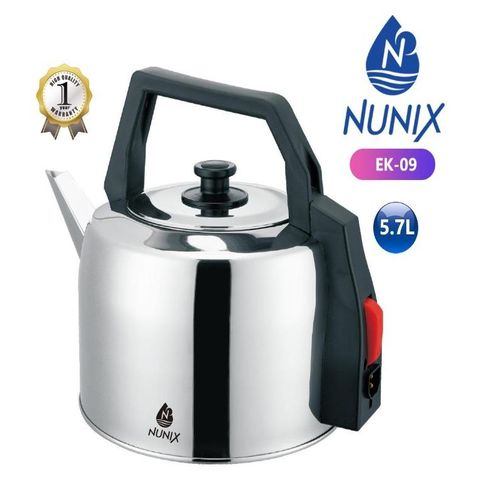 Nunix  Kettle Electric Auto Shut Off Stainless Steel Body Water Kettle EK-09