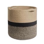 Storage Basket Flower Pot Cover Modern Home Decor Black