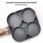 Quality Heavy Granite Non-Stick 4 Slot Pancake/Egg Pan Breakfast Maker