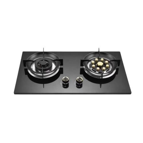 Bolesi Hob built in cooker 2 gas burner Glass BLS-S08