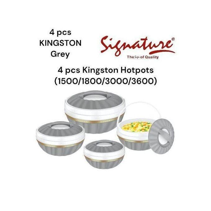 Signature 4 Pcs Kingston Hotpots  (1500/1800/3000/3600ml)