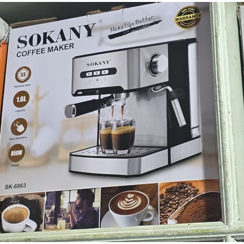 Sokany Expresso coffee machine