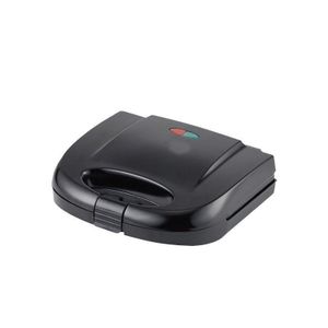 TodyJeyHo Sandwich machine, 700W, insulated handle, locking system, non-stick coating, black