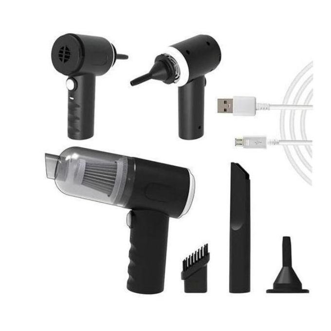 3-in-1 Wireless Car &amp; Home Vacuum Cleaner - Portable Handheld Blower &amp; Pump