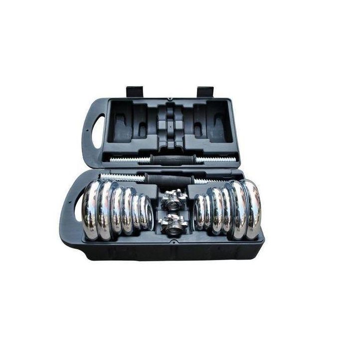 20KG ADJUSTABLE CAST IRON DUMBELL SET