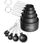 10-piece Stackable Stainless Steel Handle Precision Spoon Measuring Spoon Set