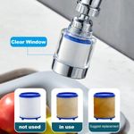 Kitchen faucet filter, chlorine heavy metal removal filter