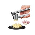 TodyJeyHo Garlic Press Mincer - 304 Stainless Steel Garlic Crusher, Detachable, Heavy-duty, Rust Proof , Professional Garlic Presser Crusher and Peeler Set, Sturdy Ginger Press for Nuts and Seeds, Easy to Clean and Dishwasher