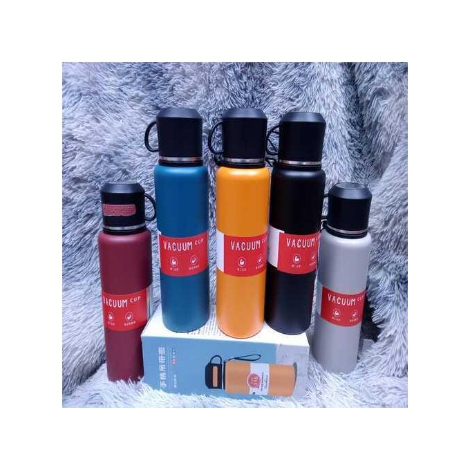 Vacuum Insulated Stainless Steel Flask - Hot &amp; Cold Thermos Bottle