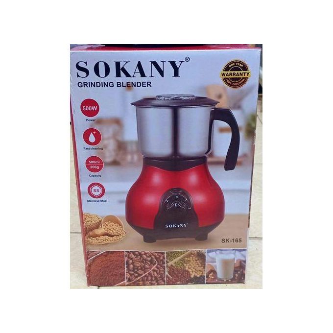 Sokany ELECTRIC COFFEE SPICES GRINDER Milling Ultra Fine Dry Food Powder Machine