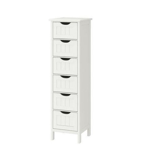 LASA White Storage Cabinet - Compact Organizer for Any Space