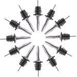 12 Pack Stainless Steel Wine Pour Spouts For Liquor Bottles