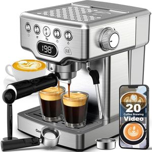 Innovia Chef Espresso Machine 20 Bar, Espresso Coffee Maker With Fast Heating Latte &amp; Cappuccino Maker