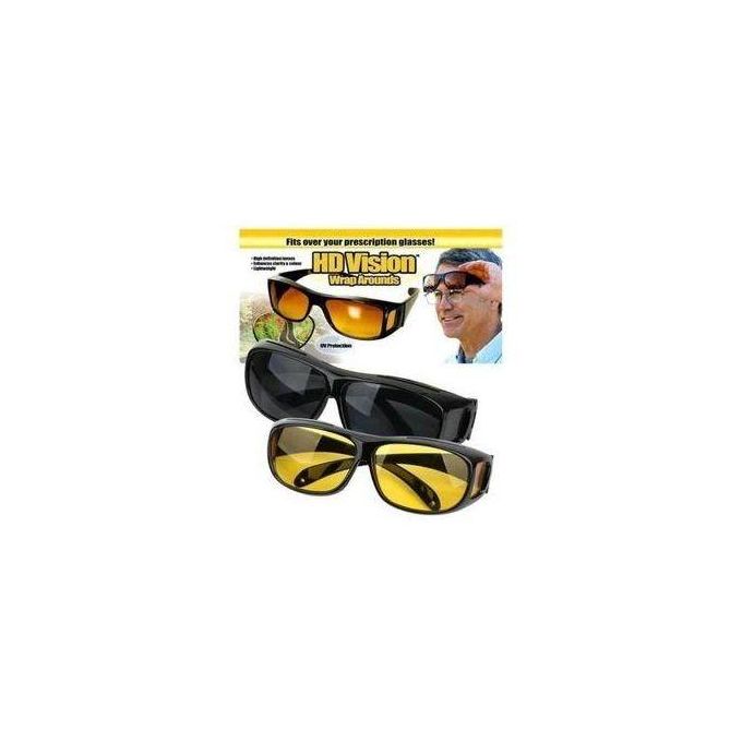 HD Vision Night Vision Wrap Around Driving Glasses