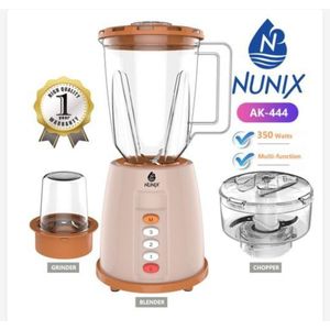 Nunix High Power 3 in 1 Blender with Grinder &amp; Chopper – Strong, Fast &amp; Efficient