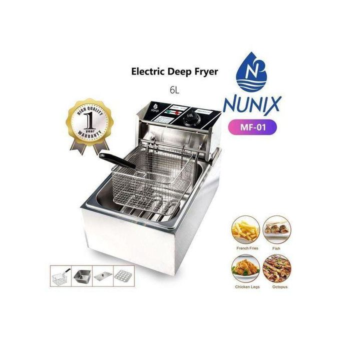 Nunix  DEEP FRYER SINGLE 6L QUALITY AUTHENTIC