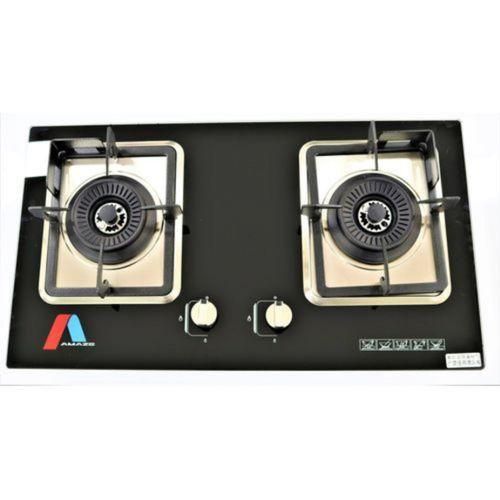 Amaze Cooker Premium Two Burner Glass Cooker, Table Top AM 8802A