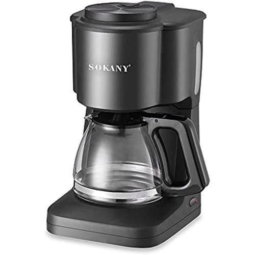 Sokany Coffee Maker SK 124 Electric Drip Coffee Machine Fast Brewing Compact Design for Home Office and Kitchen Daily Coffee Preparation