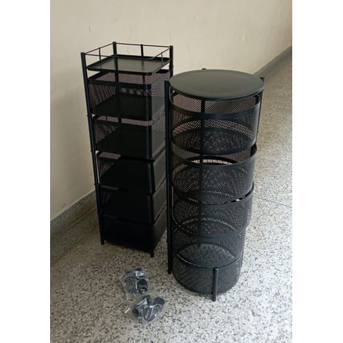Metallic  5 Tier Fruit Rack