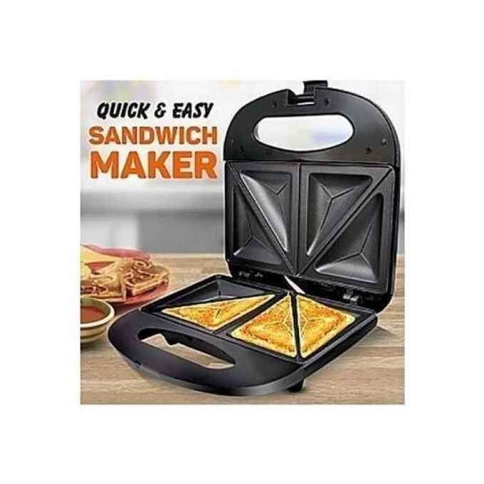 Sokany  2 Slice Sandwich Maker Toaster - Removable Non-Stick Plates ,  Stainless Steel