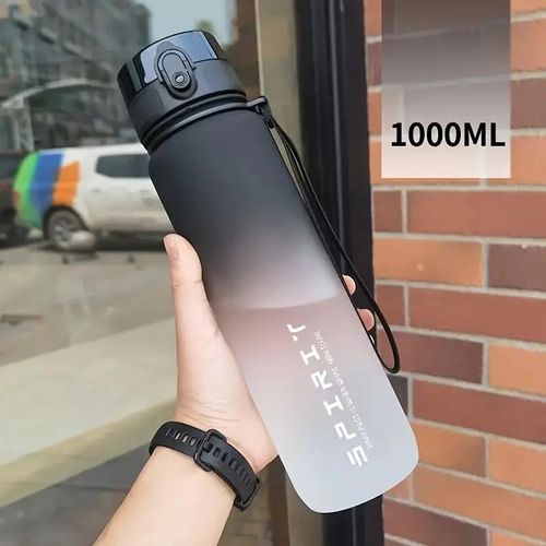TIMBUTUS Portable Sports Water Bottle,Gradient  Drink  Bottle 1000ml