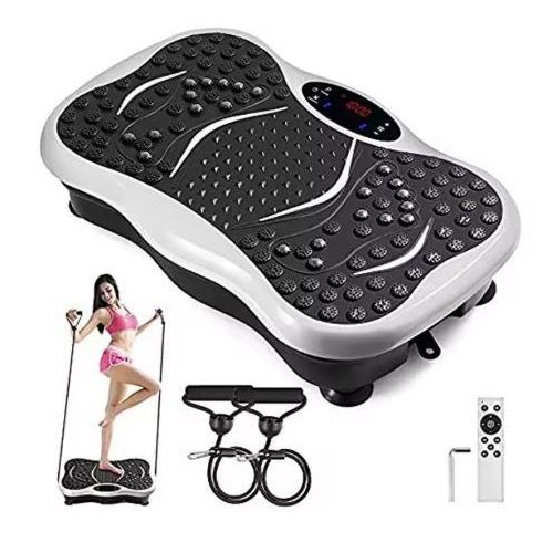 Whole Body Vibration Plate Fitness Machine – Slimming &amp; Fat Burning Exercise Platform, 99 Speed Levels, 180kg Capacity