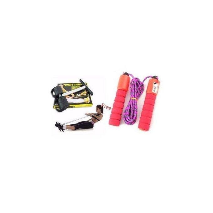 Tummy Trimmer Double Spring Execiser Free Skipping Rope