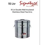 Signature 15L Double Wall Insulated Stainless Steel Tea Urn