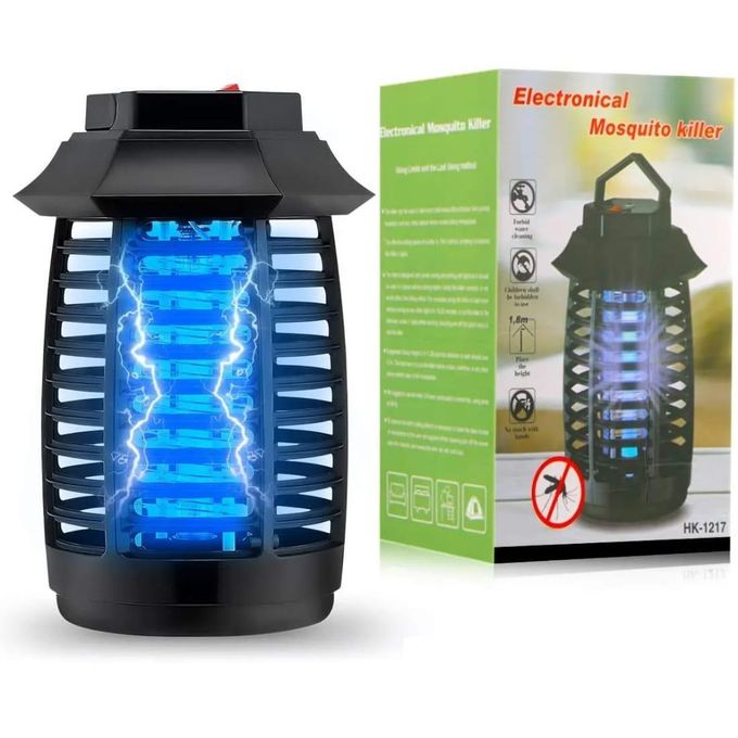 High-Voltage Electric Mosquito Killer Lamp – UV Light Insect Zapper, Silent &amp; Non-Toxic