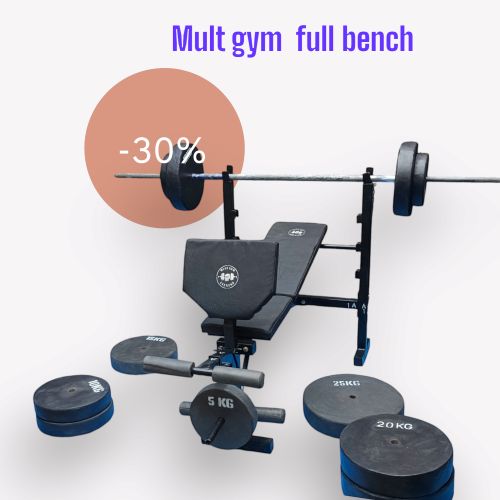 Gym benches ,weights and bars