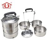 Pureliving 3-Layer Stainless Steel Lunch Box
