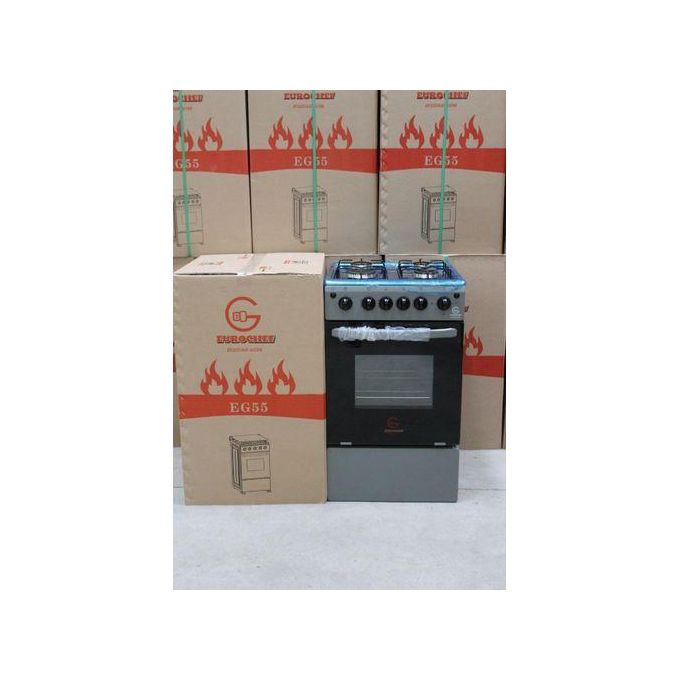 Eurochef Free Standing 3 Gas Burner +1 Electric Cooker With Electric Oven