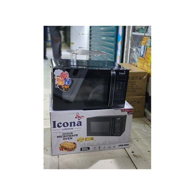 ICONA 30 litres  digital microwave with grill