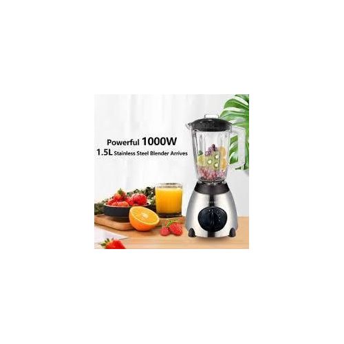 2-in-1 Blender &amp; Grinder – 350W, Stainless Steel Base, Glass Jar