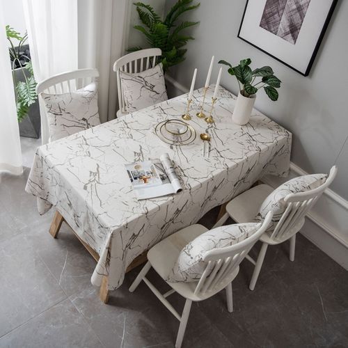 Marble Pattern Minimalist Tablecloth Cover
