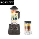 Sokany 2-in-1 Heavy Duty Commercial Pro Blender + Grinder Jar  with 5000W Power