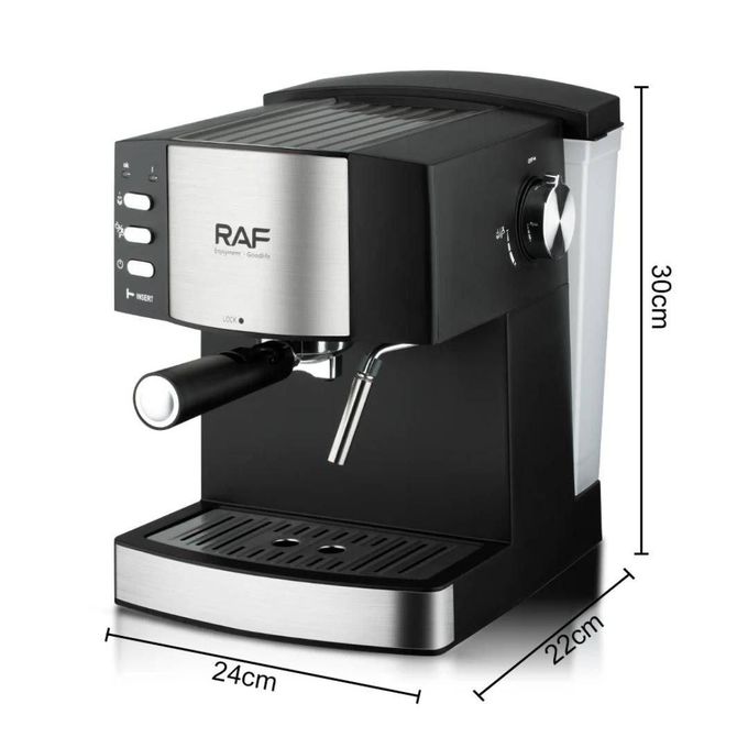 RAF Coffee Maker, Black