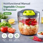 TIMBUTUS 900ml  Multifunctional Manual  Vegetable Cutter &amp; Onions ,Garlic Chopper