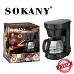 Sokany Coffee Maker Automatic Drip American Milk Tea Machine Coffee Pot (1YR WRTY)