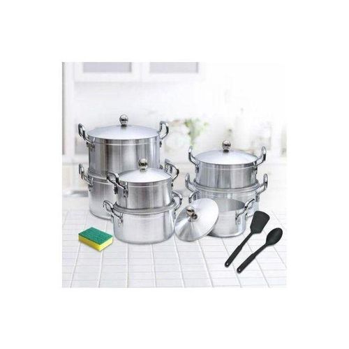 Tornado Stainless Alluminium Sufuria 14pc