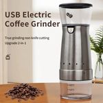 Premium Stainless Steel Electric Coffee Grinder – Adjustable 5-Speed Grind Settings