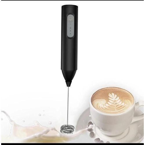 MINI Milk Frother USB Rechargeable 3 Speeds Foam Maker Coffee Whisk Mixer Electric Handle Blender Egg Beater