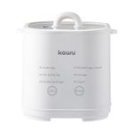Kawu Electric 4 Egg Cooker, Egg Boiler with Egg Stand, with Clear Lid