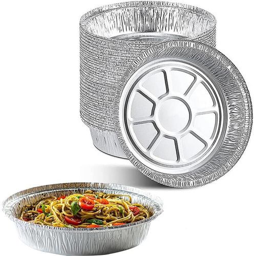 55 Pack Disposable Aluminum Pans for Baking, Roasting &amp; Reheating