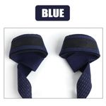 2PCS Gym Fitness Weight Lifting Grip Straps Dumbbell Hand Grips Training Wrist Support Bands Comfortable Cushioned Wrist Padding and Anti-skid Silicon grip Straps for Body Building Weightlifting Straps - Premium Quality