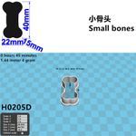 Four Specifications Puppy Favorite Cartoon Small Bones Plastic Mold Cake Fondant Tools Cookie Sushi And Fruits Cutters